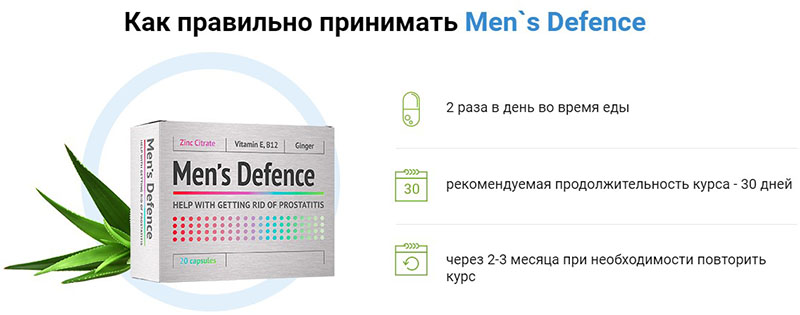 Men`s Defence инструкция